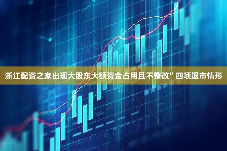 浙江配资之家出现大股东大额资金占用且不整改”四项退市情形