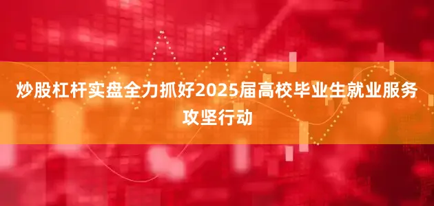炒股杠杆实盘全力抓好2025届高校毕业生就业服务攻坚行动