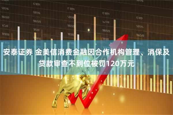 安泰证券 金美信消费金融因合作机构管理、消保及贷款审查不到位被罚120万元